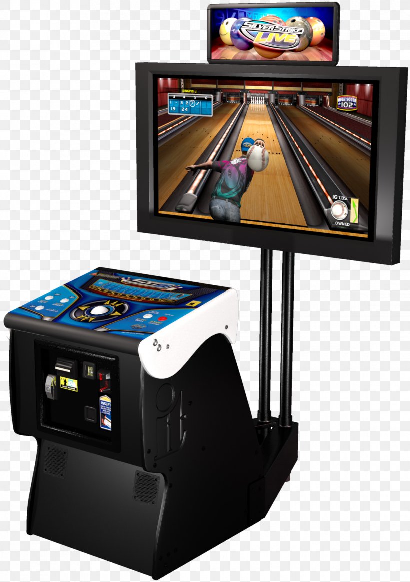 Silver Strike Bowling Golden Tee Fore! Arcade Game Incredible Technologies Video Game, PNG, 1135x1609px, Silver Strike Bowling, Amusement Arcade, Arcade Cabinet, Arcade Game, Bowling Download Free