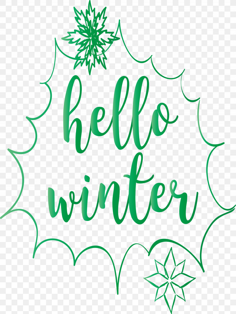 Hello Winter, PNG, 2255x3000px, Hello Winter, Area, Flora, Floral Design, Green Download Free