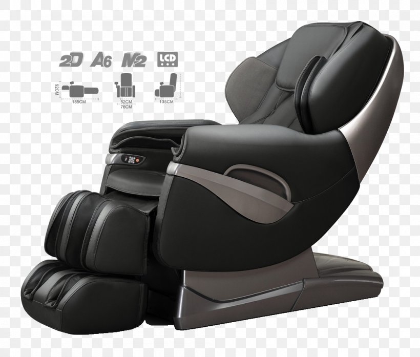 Massage Chair Wing Chair Shape, PNG, 1000x850px, Massage Chair, Antigravity, Bed, Black, Car Seat Cover Download Free