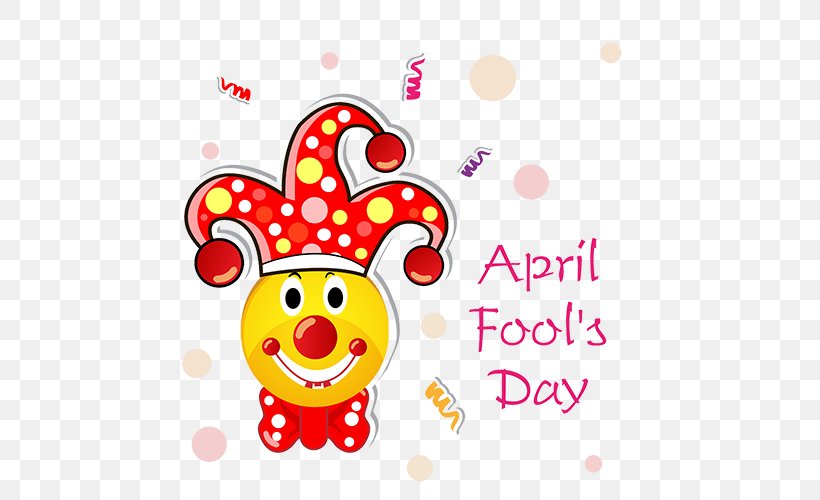 Smiley April Fool's Day Royalty-free Joker, PNG, 500x500px, Smiley, Abstract, Area, Art, Concept Download Free