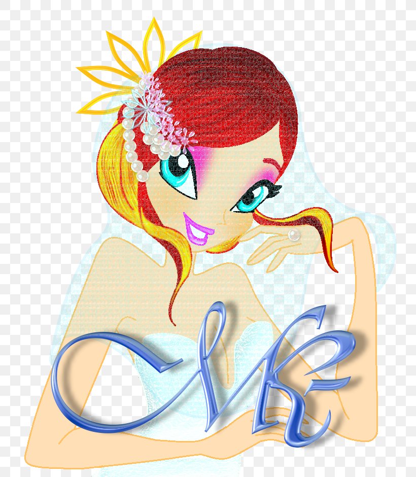 Ear Mermaid Woman Clip Art, PNG, 746x940px, Watercolor, Cartoon, Flower, Frame, Heart Download Free