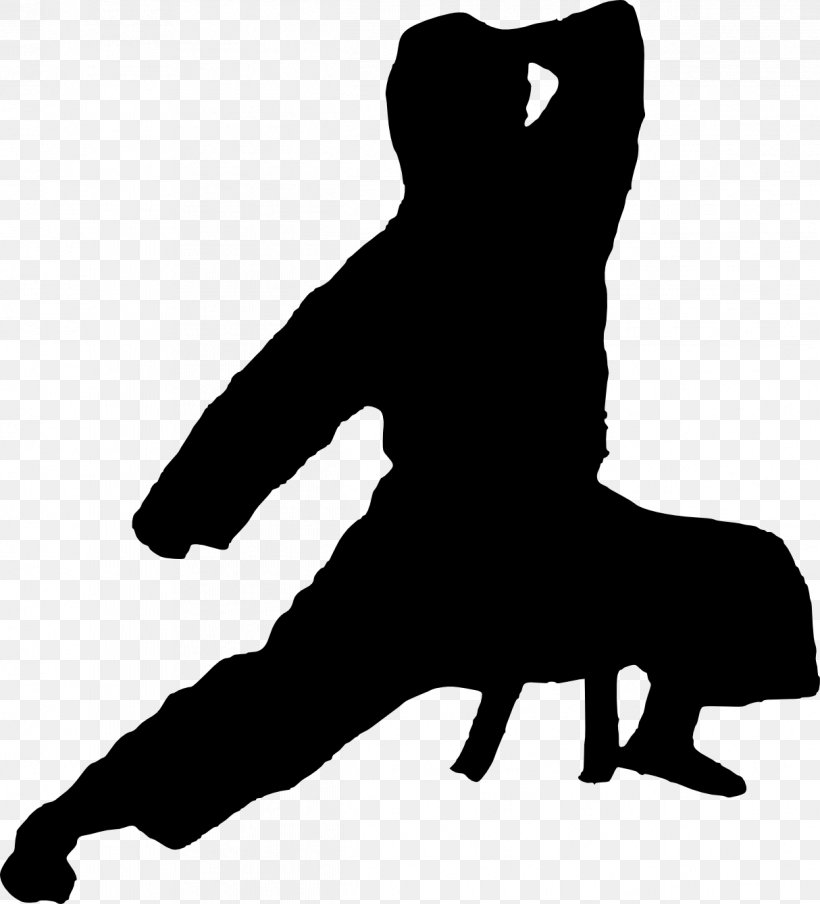 Silhouette Karate Clip Art, PNG, 1214x1339px, Silhouette, Black, Black And White, Joint, Karate Download Free