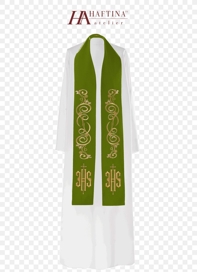 Stole Green Vestment Haft Chasuble, PNG, 800x1131px, Stole, Altar Cloth, Brand, Chasuble, Chrystogram Download Free