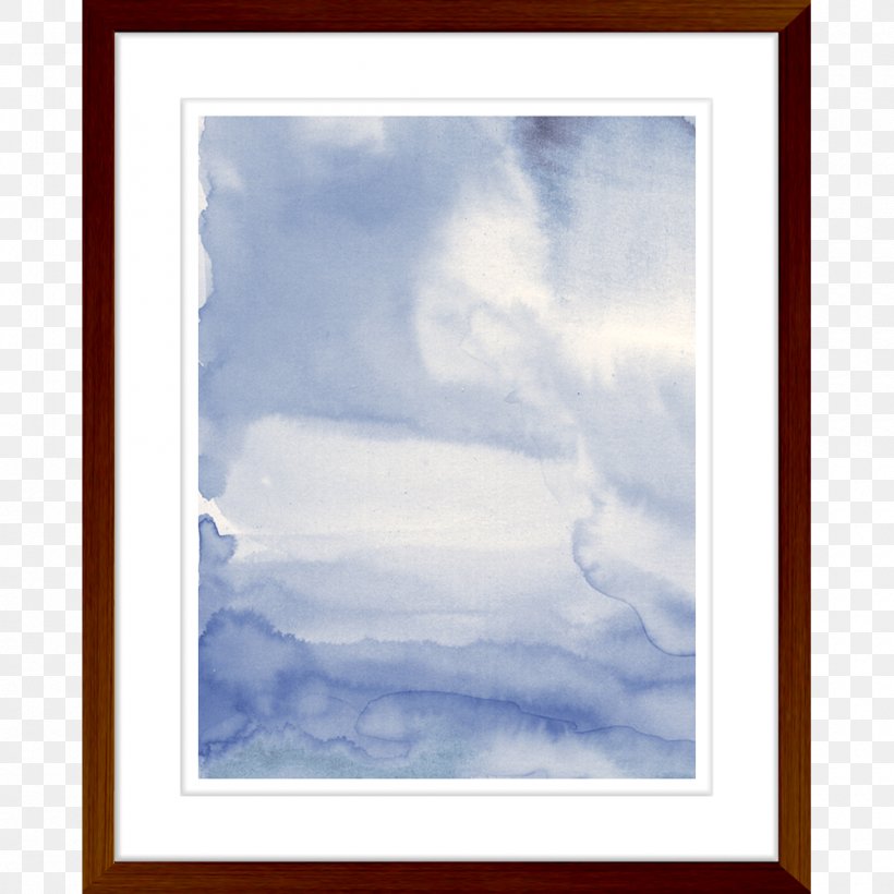 Window Picture Frames Blue Watercolor Painting, PNG, 1000x1000px, Window, Abstract Art, Atmosphere, Blue, Blues Download Free