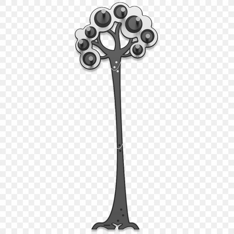 Hatstand Tree Clothes Hanger Parede Wood, PNG, 1024x1024px, Hatstand, Black And White, Body Jewelry, Christmas Tree, Clothes Hanger Download Free