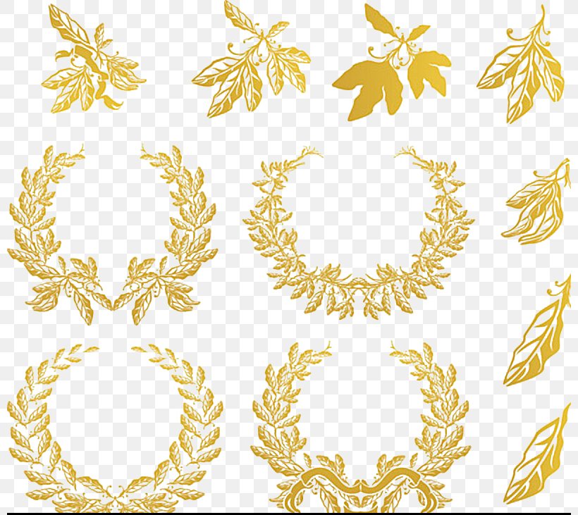 Laurel Wreath Euclidean Vector Illustration, PNG, 800x731px, Laurel Wreath, Bay Laurel, Crown, Olive, Royaltyfree Download Free