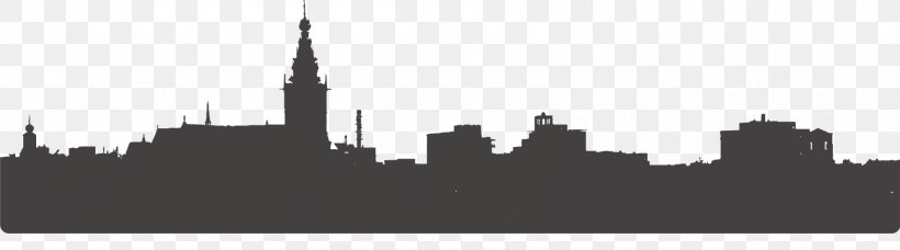 Skyline Silhouette Downtown Los Angeles Spire Cityscape, PNG, 1689x471px, Skyline, Amsterdam, Black And White, Building, City Download Free