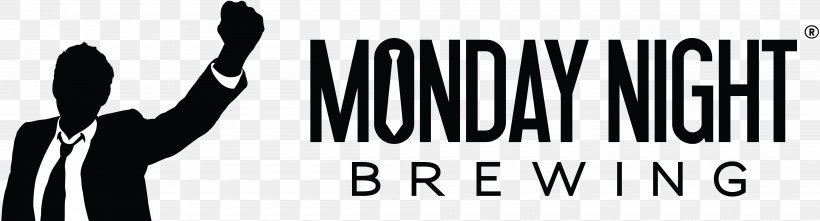 Logo Monday Night Brewing Brewery Font Brand, PNG, 4000x1082px, Logo, Behavior, Black, Black And White, Black M Download Free