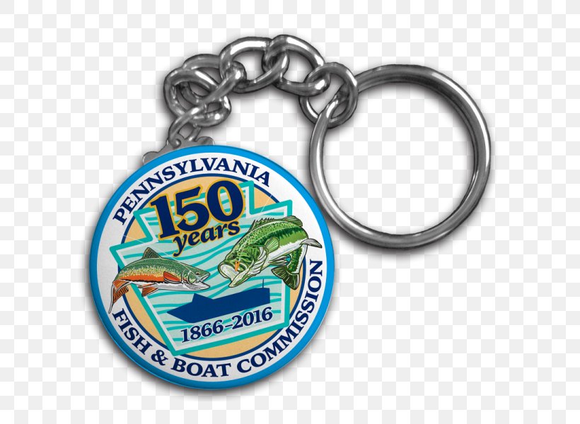 Key Chains Pennsylvania Fish And Boat Commission Fishing Fish Stocking, PNG, 600x600px, Key Chains, Chain, Fashion Accessory, Fish Stocking, Fishing Download Free