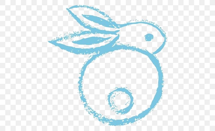 Easter Bunny Drawing Rabbit Illustration, PNG, 500x500px, Easter Bunny, Aqua, Area, Art, Blue Download Free