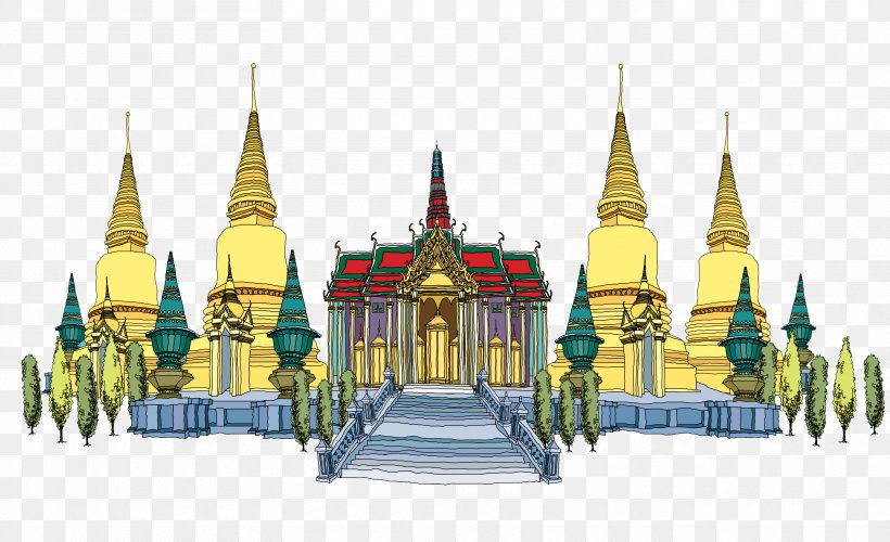 Thailand Computer File, PNG, 3330x2033px, Thailand, Lossless Compression, Palace, Place Of Worship, Temple Download Free
