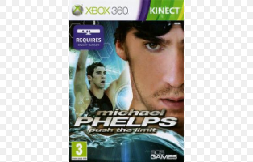 Xbox 360 Kinect Adventures! Michael Phelps: Push The Limit Yoostar, PNG, 524x524px, 505 Games, Xbox 360, Electronic Device, Exergaming, Film Download Free