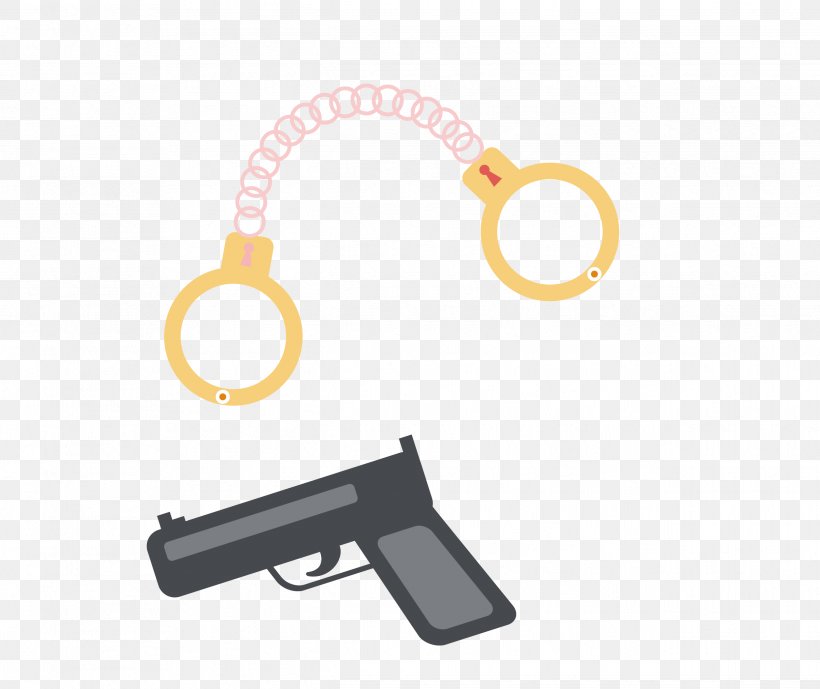 Handcuffs Pistol Firearm, PNG, 2488x2091px, Handcuffs, Brand, Cartoon, Firearm, Handgun Download Free