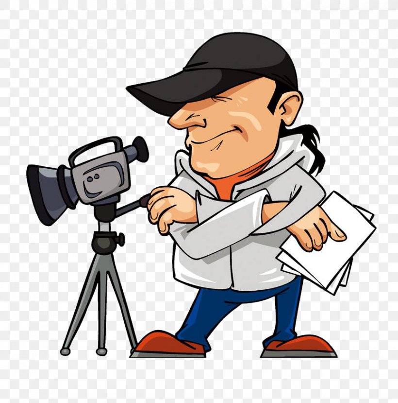 Photographic Film Cartoon Camera Operator, PNG, 862x872px, Photographic Film, Arm, Art, Camera, Camera Operator Download Free