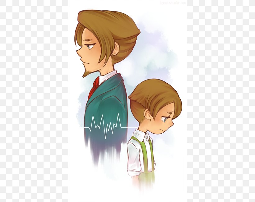 Professor Layton And The Miracle Mask Professor Layton Vs. Phoenix Wright: Ace Attorney Professor Hershel Layton Professor Layton And The Diabolical Box Professor Layton And The Unwound Future, PNG, 500x650px, Watercolor, Cartoon, Flower, Frame, Heart Download Free