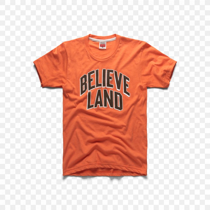 T-shirt Cleveland Browns Clothing Hoodie, PNG, 2000x2000px, Tshirt, Active Shirt, Brand, Cleveland Browns, Clothing Download Free