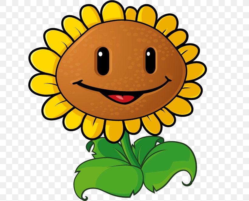 Plants Vs. Zombies 2: It's About Time Plants Vs. Zombies: Garden Warfare Common Sunflower Clip Art, PNG, 634x662px, Watercolor, Cartoon, Flower, Frame, Heart Download Free