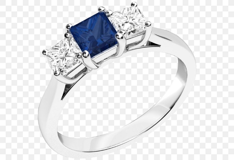 Sapphire Engagement Ring Diamond Brilliant, PNG, 560x560px, Sapphire, Body Jewelry, Brilliant, Carat, Diamond Download Free