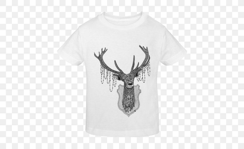 Deer T-shirt IPhone 6 Antler Tote Bag, PNG, 500x500px, Deer, Antler, Bag, Brand, Clothing Download Free