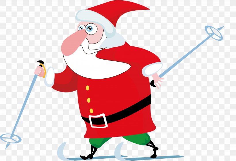Santa Claus Christmas Clip Art, PNG, 4309x2942px, Santa Claus, Animaatio, Cartoon, Christmas, Christmas Gift Download Free