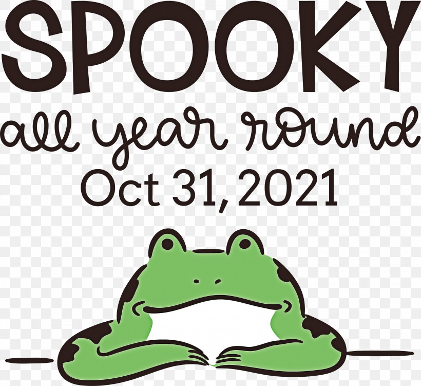 Spooky Halloween, PNG, 3000x2750px, Spooky, Biology, Cartoon, Frogs, Halloween Download Free