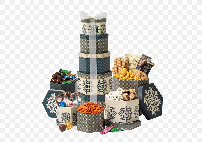 Food Gift Baskets Chocolate Bar Chocolate Truffle Milk Ferrero Rocher, PNG, 575x575px, Food Gift Baskets, Box, Candy, Caramel, Chocolate Download Free