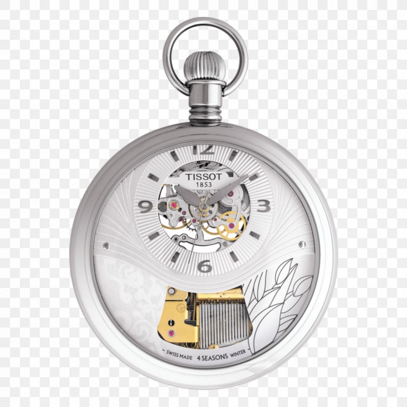 Tissot Pocket Watch Clock, PNG, 1200x1200px, Tissot, Clock, Eta Sa, Home Accessories, Luneta Download Free