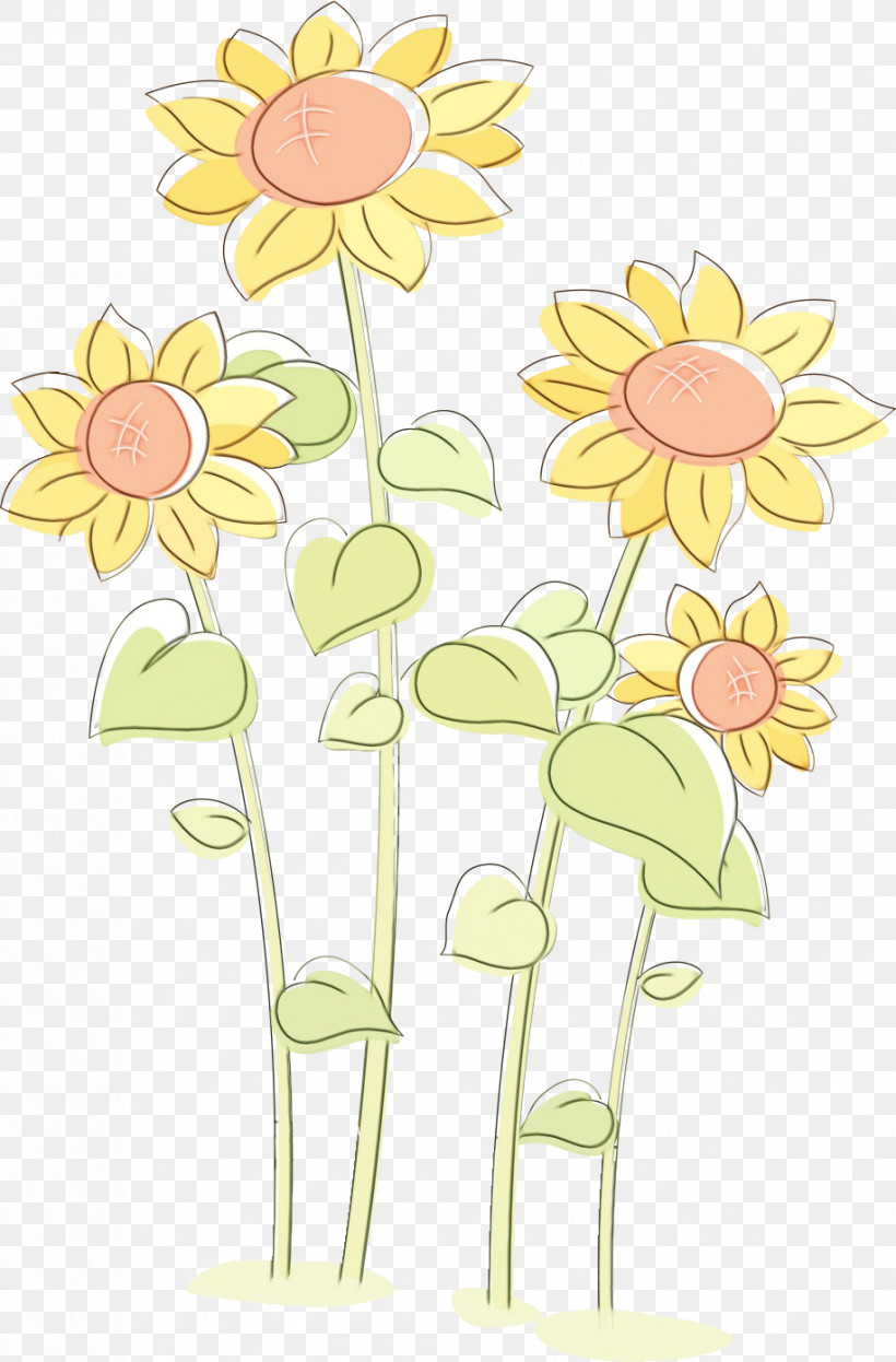 Floral Design, PNG, 916x1392px, Sunflower, Character, Cut Flowers, Floral Design, Flower Download Free