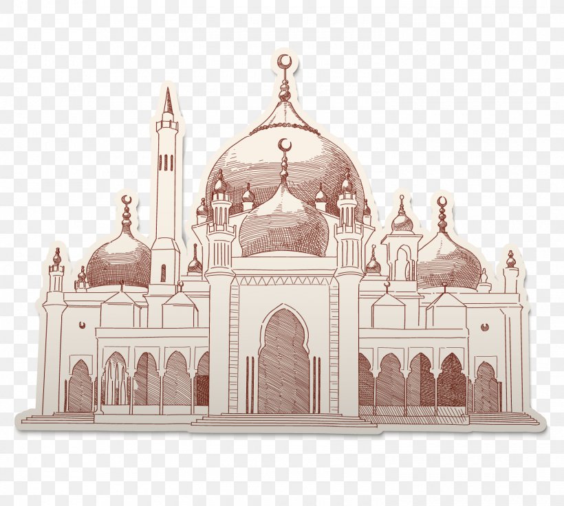 Mosque Islam, PNG, 1500x1347px, Mosque, Arch, Drawing, Eid Mubarak, Facade Download Free