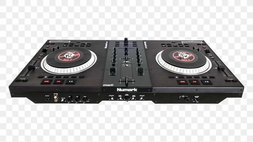 Disc Jockey Numark Industries DJ Controller Audio Mixers Serato Audio Research, PNG, 960x540px, Disc Jockey, Audio, Audio Equipment, Audio Mixers, Audio Receiver Download Free