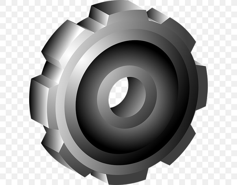 Gear Image 3D Computer Graphics Clip Art, PNG, 618x640px, 3d Computer Graphics, Gear, Automotive Tire, Computer Graphics, Hardware Download Free