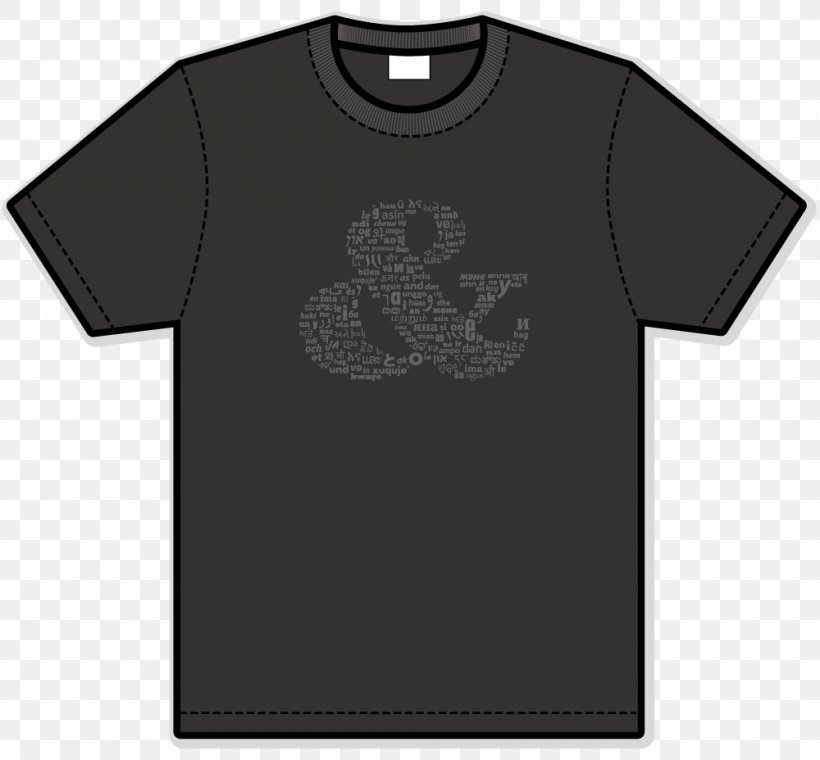 T-shirt Sleeve Neck Font, PNG, 1000x928px, Tshirt, Active Shirt, Black, Brand, Clothing Download Free