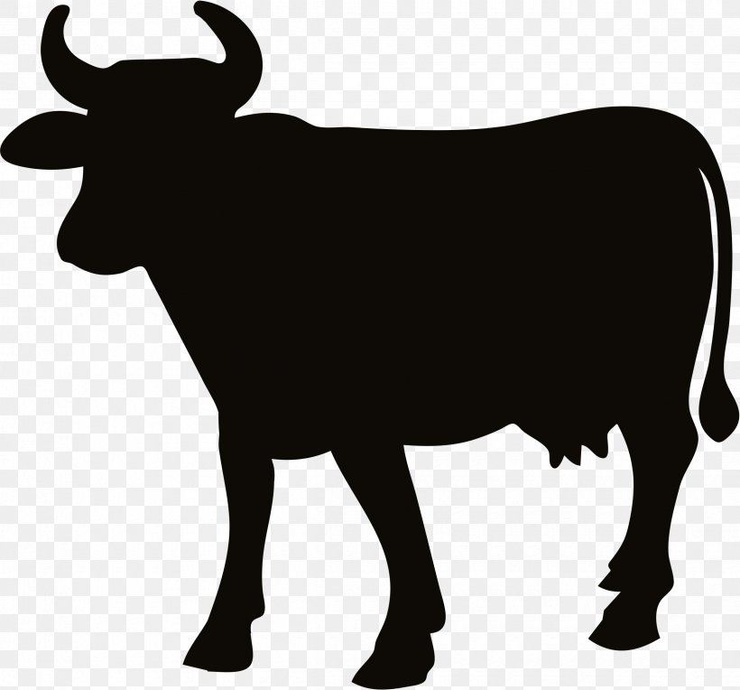 Charolais Cattle Hereford Cattle Silhouette Clip Art, PNG, 2400x2239px, Charolais Cattle, Black And White, Bull, Cattle, Cattle Like Mammal Download Free