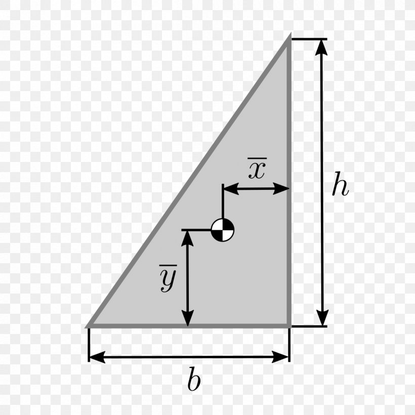 Triangle Point Centroid Geometry Shape, PNG, 1200x1200px, Triangle, Area, Center Of Mass, Centroid, Diagram Download Free