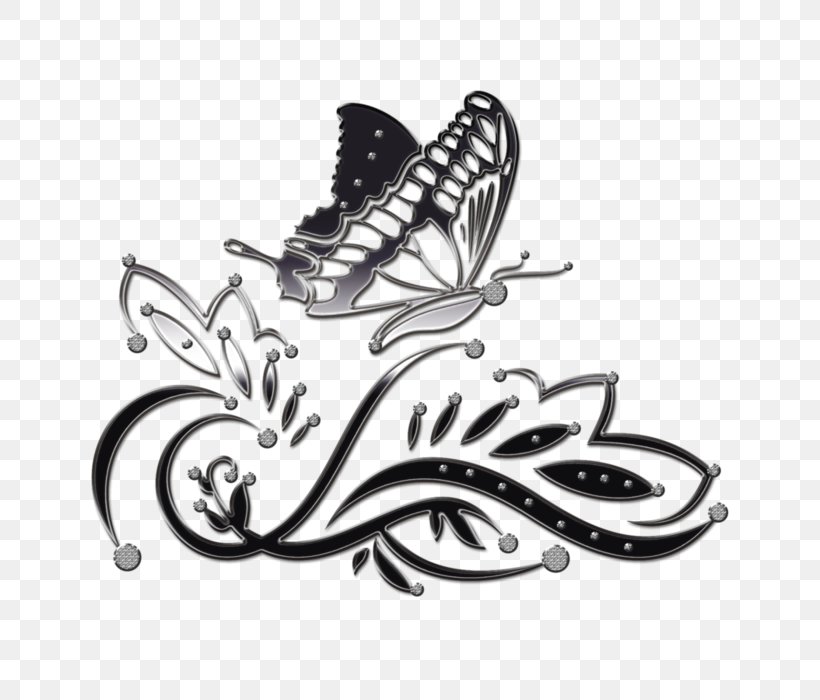 Decorative Arts Clip Art, PNG, 700x700px, Decorative Arts, Art, Black And White, Brand, Butterfly Download Free