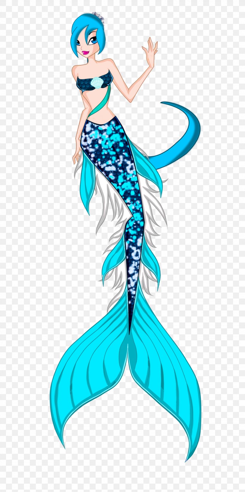 Mermaid Tail Clip Art, PNG, 1024x2059px, Mermaid, Art, Cartoon, Fictional Character, Mythical Creature Download Free