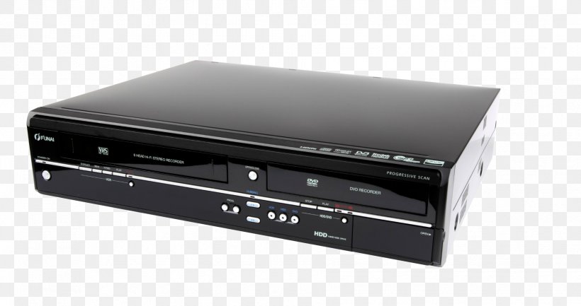 Optical Drives VHS VCRs DVD Funai, PNG, 1856x982px, Optical Drives, Audio Receiver, Computer Component, Digital Data, Dvd Download Free