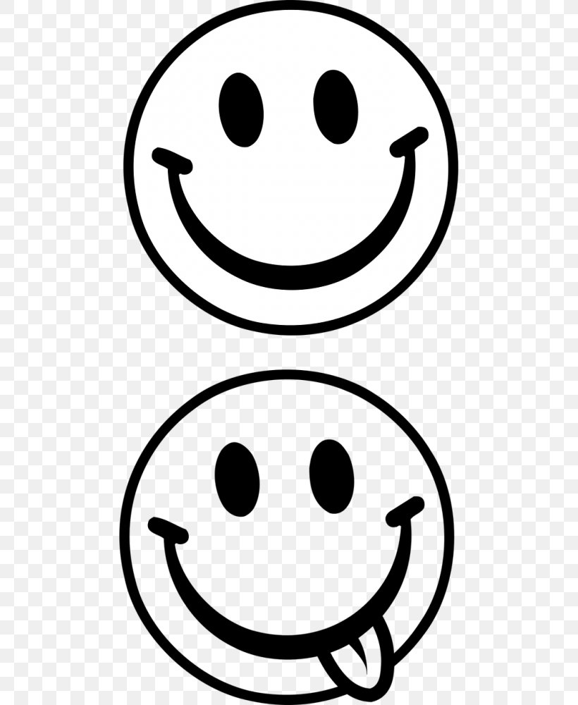 Smiley Face Clip Art Vector Graphics Emoticon, PNG, 500x1000px, Smiley, Area, Black And White, Drawing, Emoticon Download Free