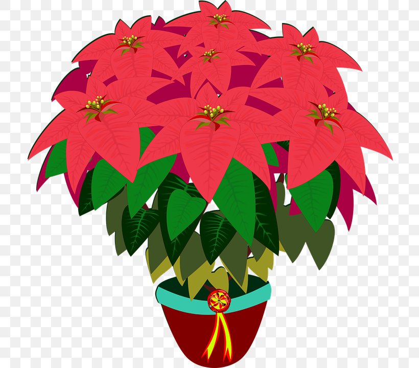 Flower Clip Art Openclipart Image, PNG, 760x720px, Flower, Christmas Decoration, Christmas Ornament, Drawing, Flowerpot Download Free