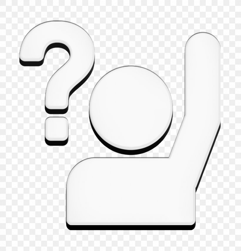 Question Icon Raise Your Hand To Ask Icon Study Icon, PNG, 968x1010px, Question Icon, Blackandwhite, Education Icon, Logo, Study Icon Download Free