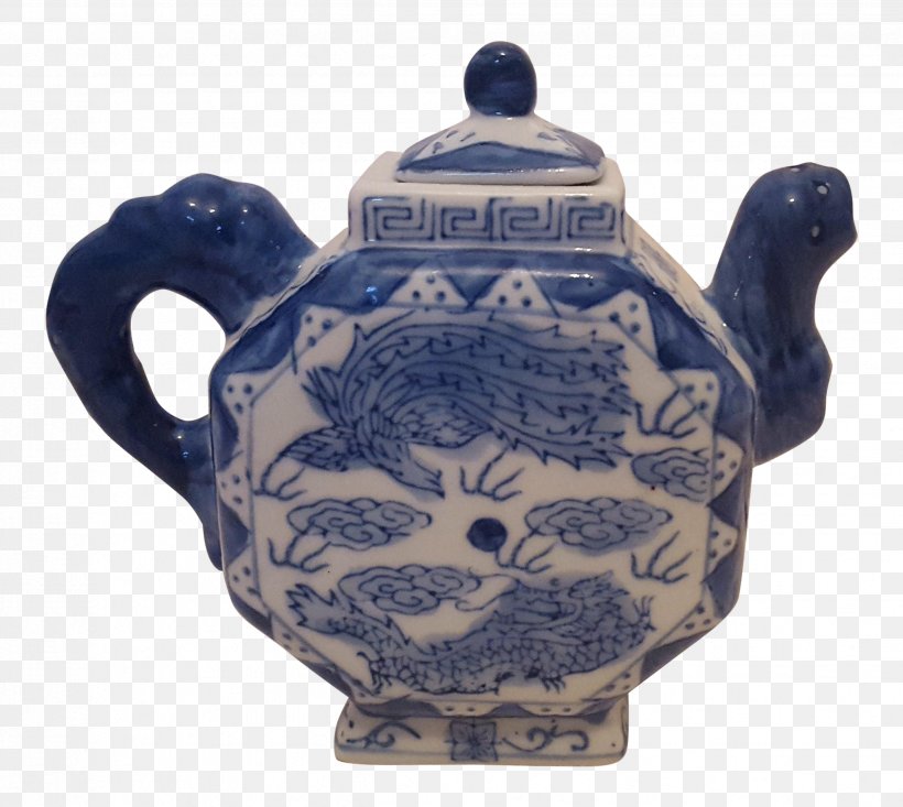 Teapot Ceramic Kettle Blue And White Pottery, PNG, 2472x2210px, Teapot, Artifact, Blue, Blue And White Porcelain, Blue And White Pottery Download Free