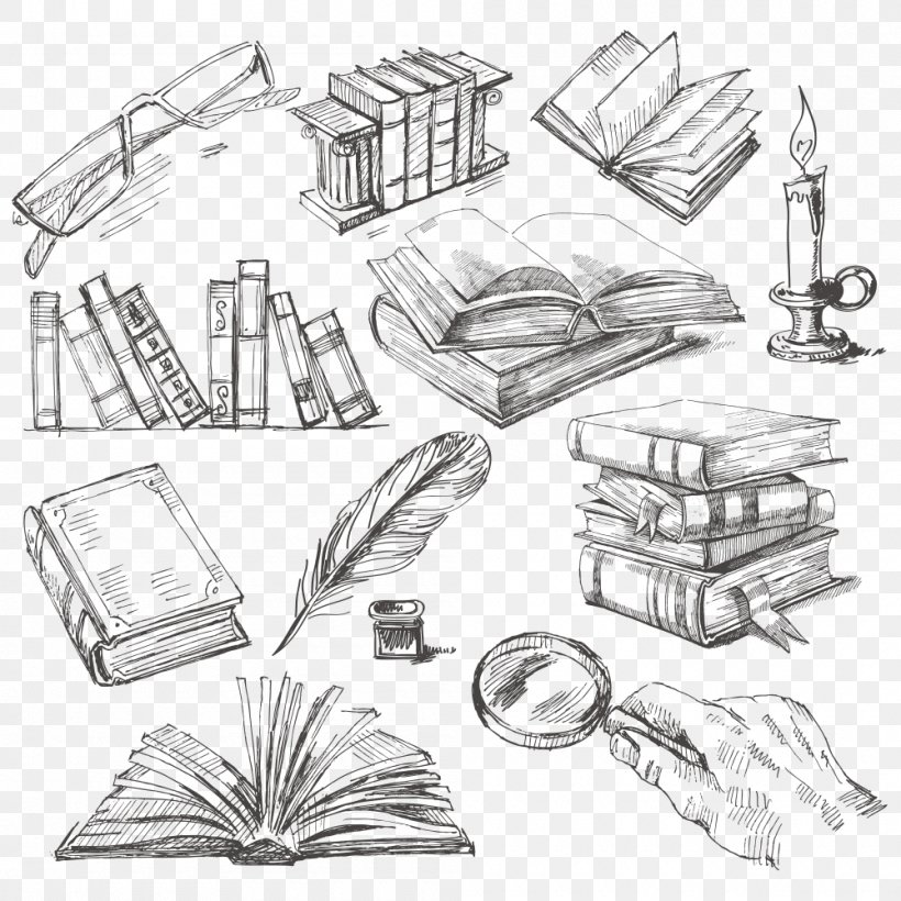 Book Drawing Idea Illustration, PNG, 1000x1000px, Book, Artwork