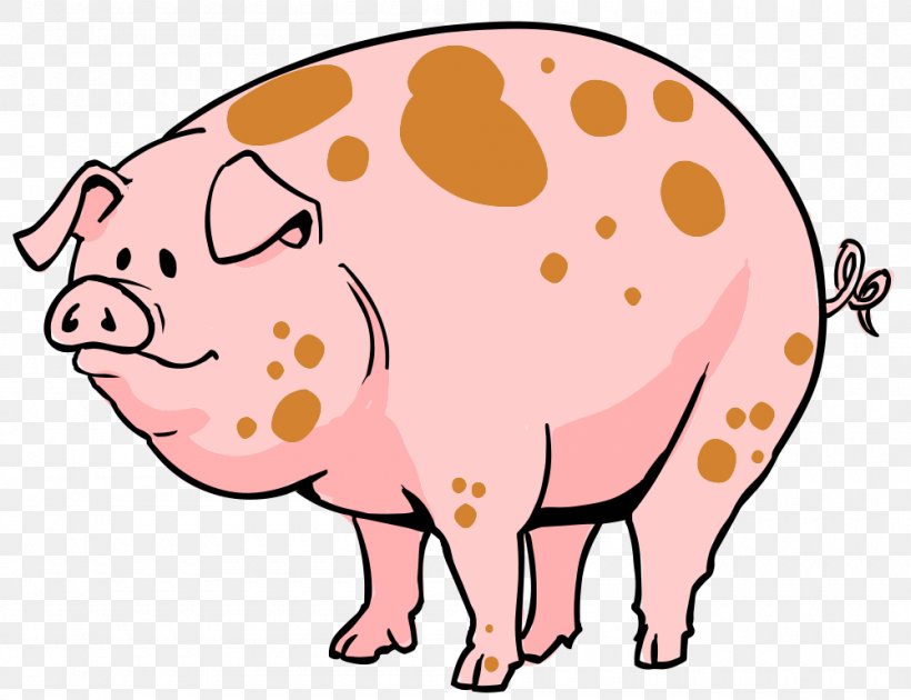 Domestic Pig Pig's Ear Cartoon Clip Art, PNG, 1000x769px, Domestic Pig, Animal Figure, Animation, Artwork, Cartoon Download Free