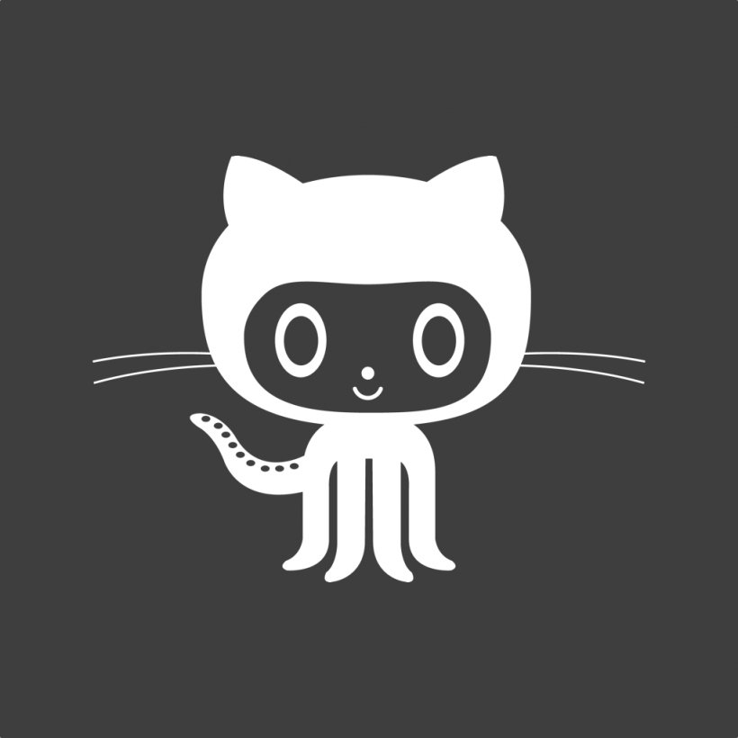 Logo Small To Medium Sized Cats Font, PNG, 1024x1024px, Github, Black, Black And White, Carnivoran, Cartoon Download Free