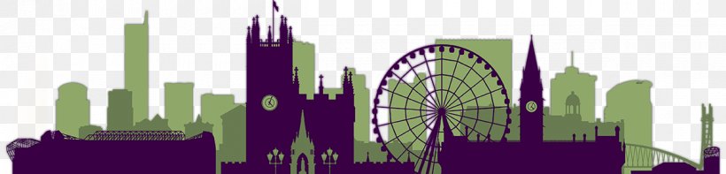 Manchester Skyline Royalty-free, PNG, 1200x289px, Manchester, City, Drawing, Istock, Purple Download Free