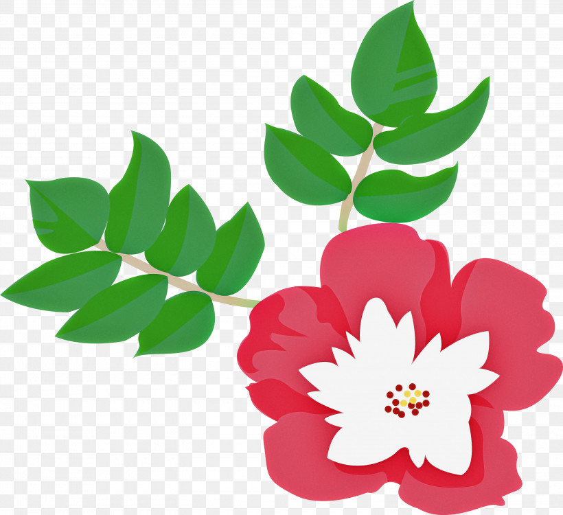 Rose, PNG, 3000x2744px, Flower, Branch, Leaf, Petal, Pink Download Free
