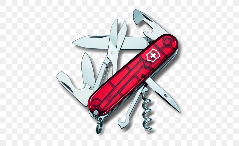 Swiss Army Knife Victorinox Pocketknife Swiss Armed Forces, PNG, 500x500px, Knife, Blade, Butterfly Knife, Can Openers, Cold Weapon Download Free