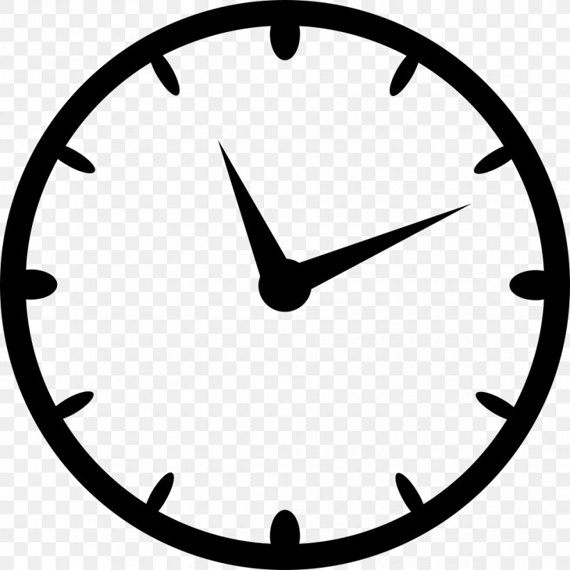 Alarm Clocks, PNG, 980x980px, Alarm Clocks, Black And White, Clock, Emoticon, Monochrome Photography Download Free