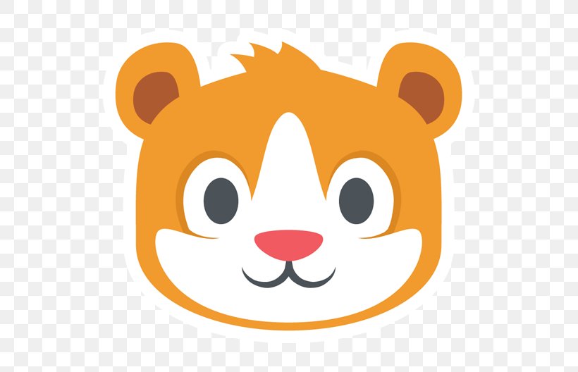Hamster Emoji Face Clip Art, PNG, 528x528px, Hamster, Bear, Carnivoran, Cartoon, Cuteness Download Free