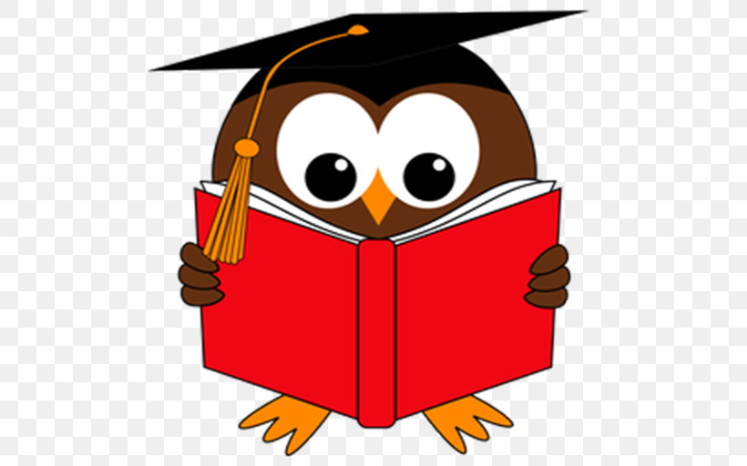 Graduation, PNG, 512x512px, Cartoon, Bird, Bird Of Prey, Graduation, Headgear Download Free